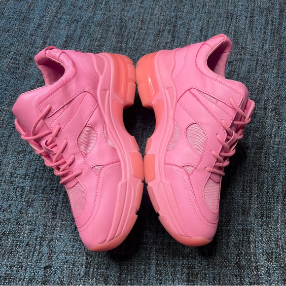 Steve Madden Bolt Chunky Pink Sneakers - Picture 6 of 9